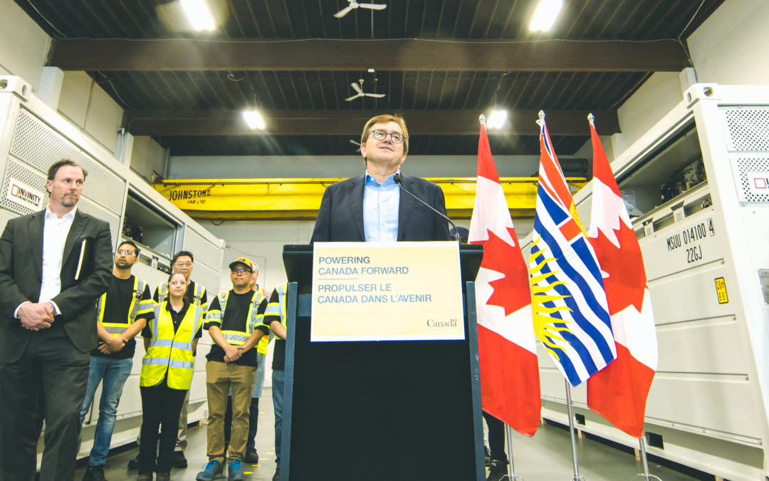 Canada’s Minister of Energy Launches National Clean Energy Strategy During Invinity Visit