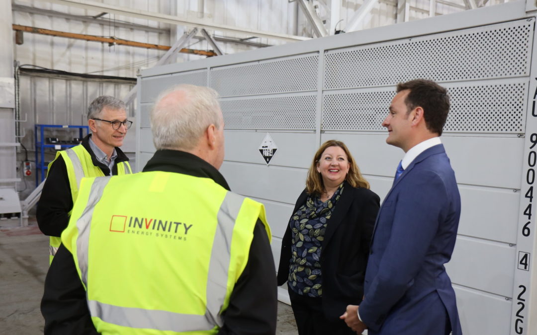 UK Government Minister Commends Invinity’s UK Manufacturing Strategy