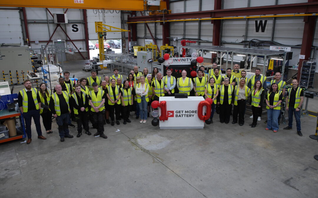 Invinity Exceeds 10 GWh Dispatched for Customers