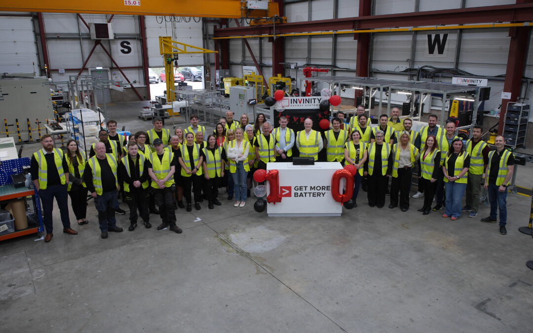 Invinity Exceeds 10 GWh Dispatched for Customers